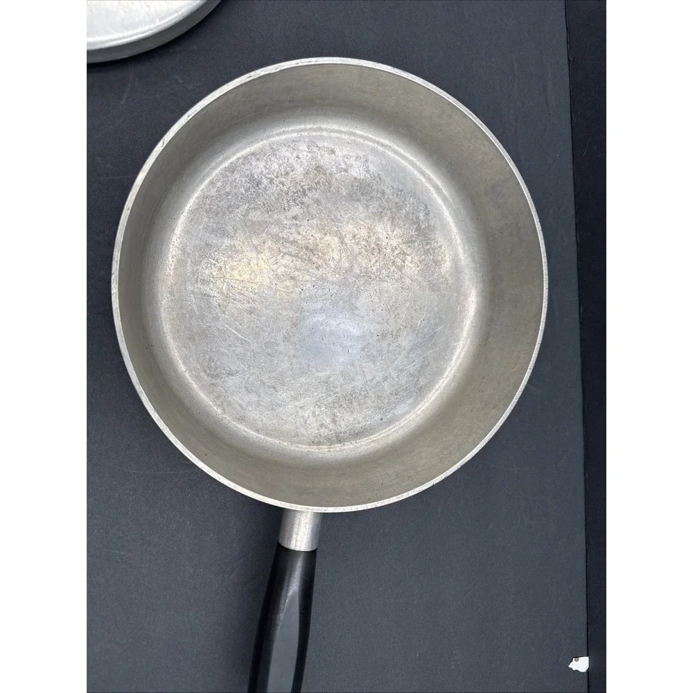 Vtg 70s Sears Aluminum Saute Pan 9